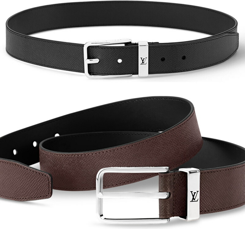 楽天市場】LOUIS VUITTONルイヴィトン メンズ上質ナッパレザーベルトLV