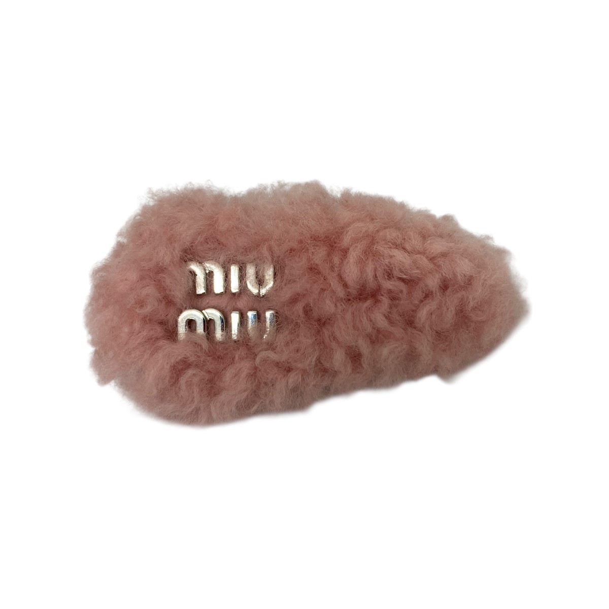 楽天市場】【中古】MIU MIUパテントレザー ヘアクリップ ピンク【価格