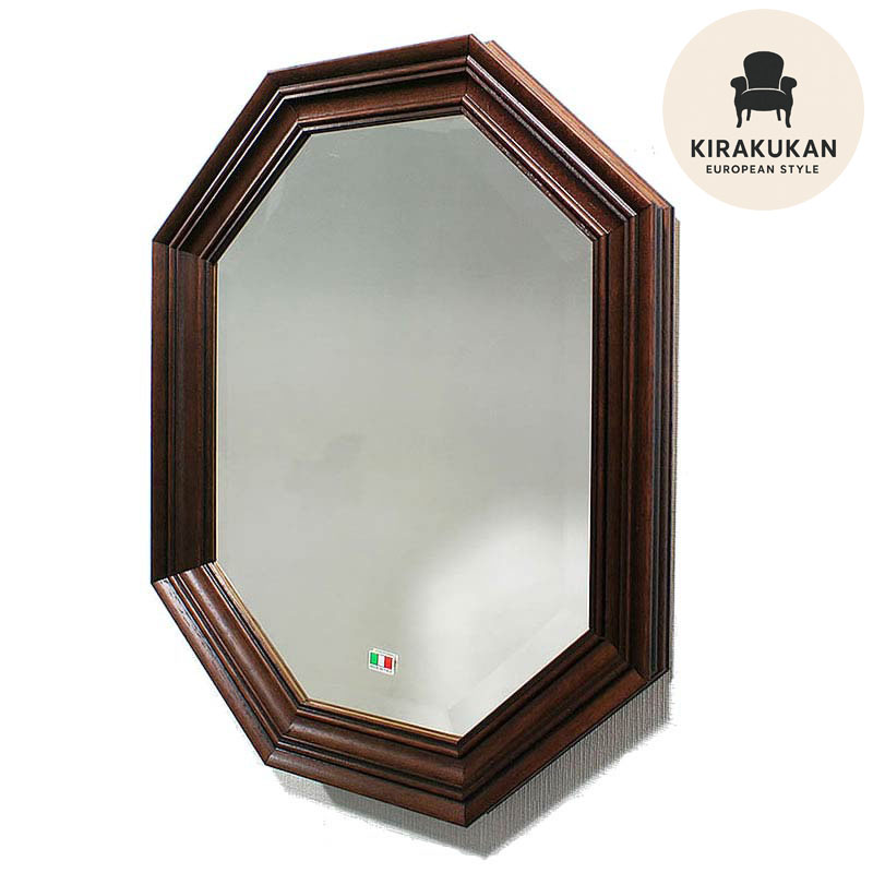 楽天市場】鏡 壁掛け イタリア製 八角ミラー 壁掛け Mirror ウォール
