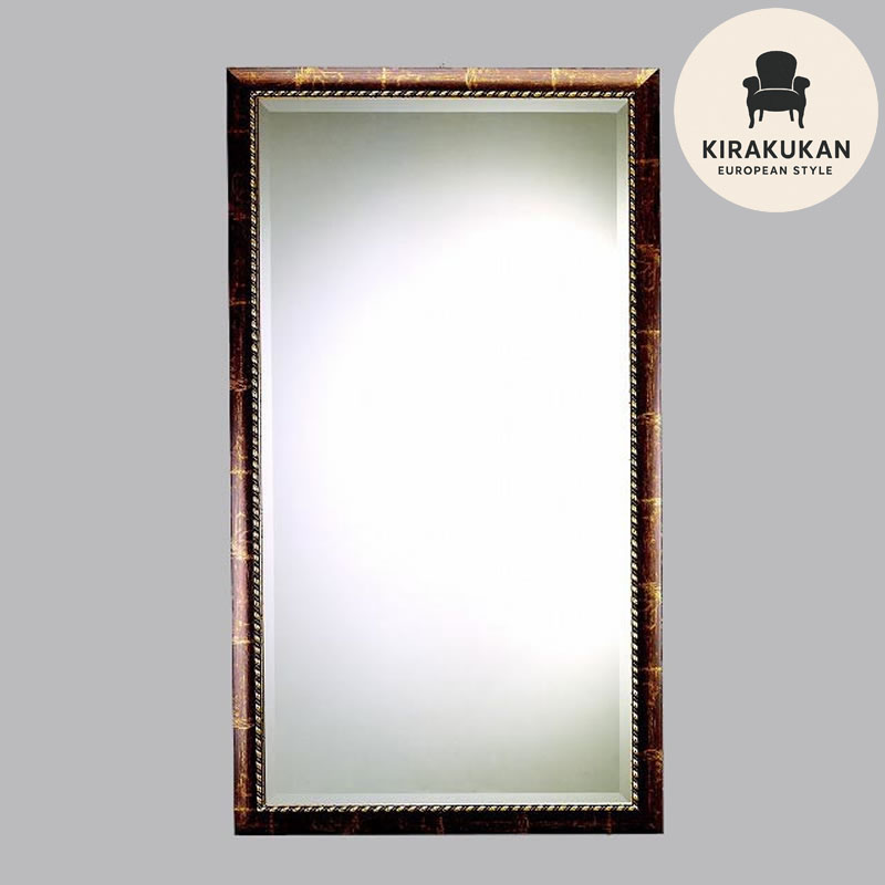 楽天市場】鏡 壁掛け イタリア 特大ミラー 大茶 ウォールミラー