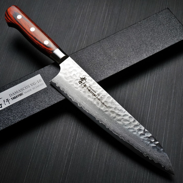 楽天市場】【楽天1位】包丁 剣型牛刀 190mm 33層ダマスカス V金10号