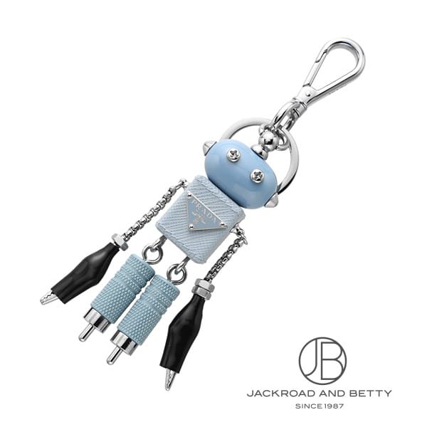 楽天市場】プラダ ロボット キーリング バッグチャーム サフィアーノ