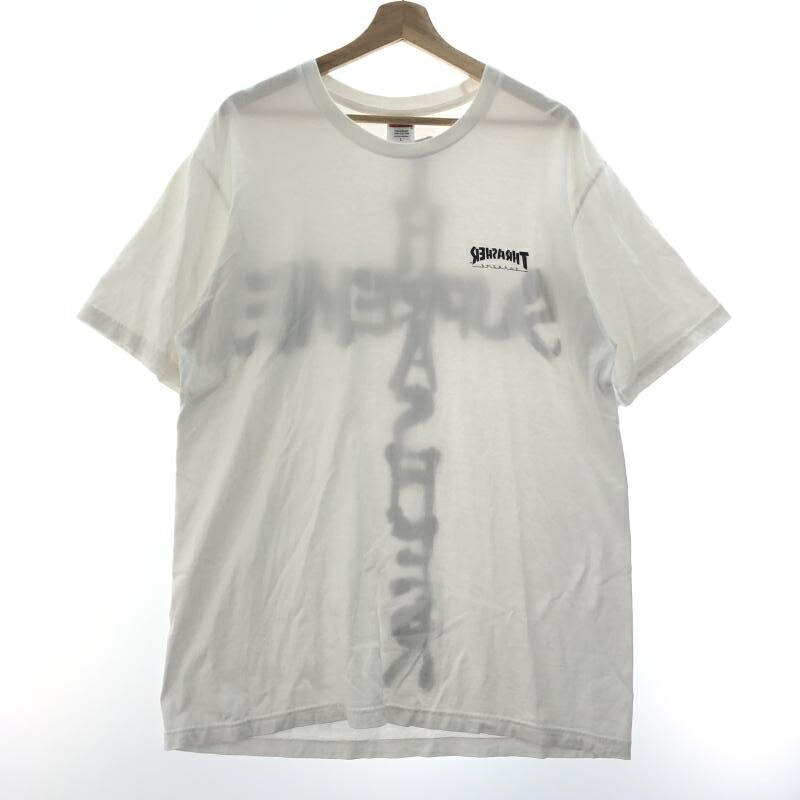 楽天市場】S【Supreme x Thrasher Mesh Crewneck White シュプリーム x