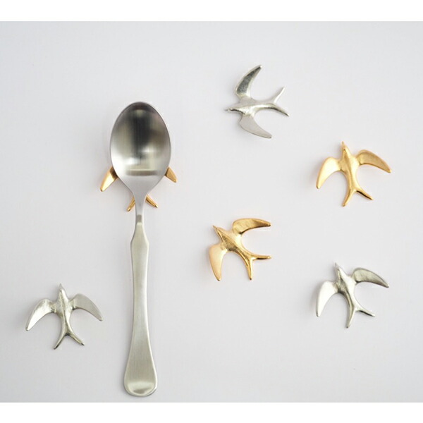 楽天市場】ナイフレスト スワン (シルバー) (03391170) 箸置き