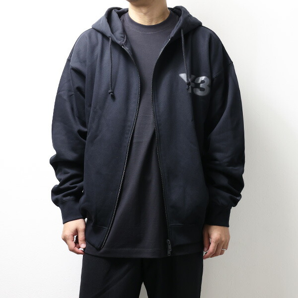 楽天市場】Y-3 ワイスリー パーカー LOGO ZIP HODDIE JE9278