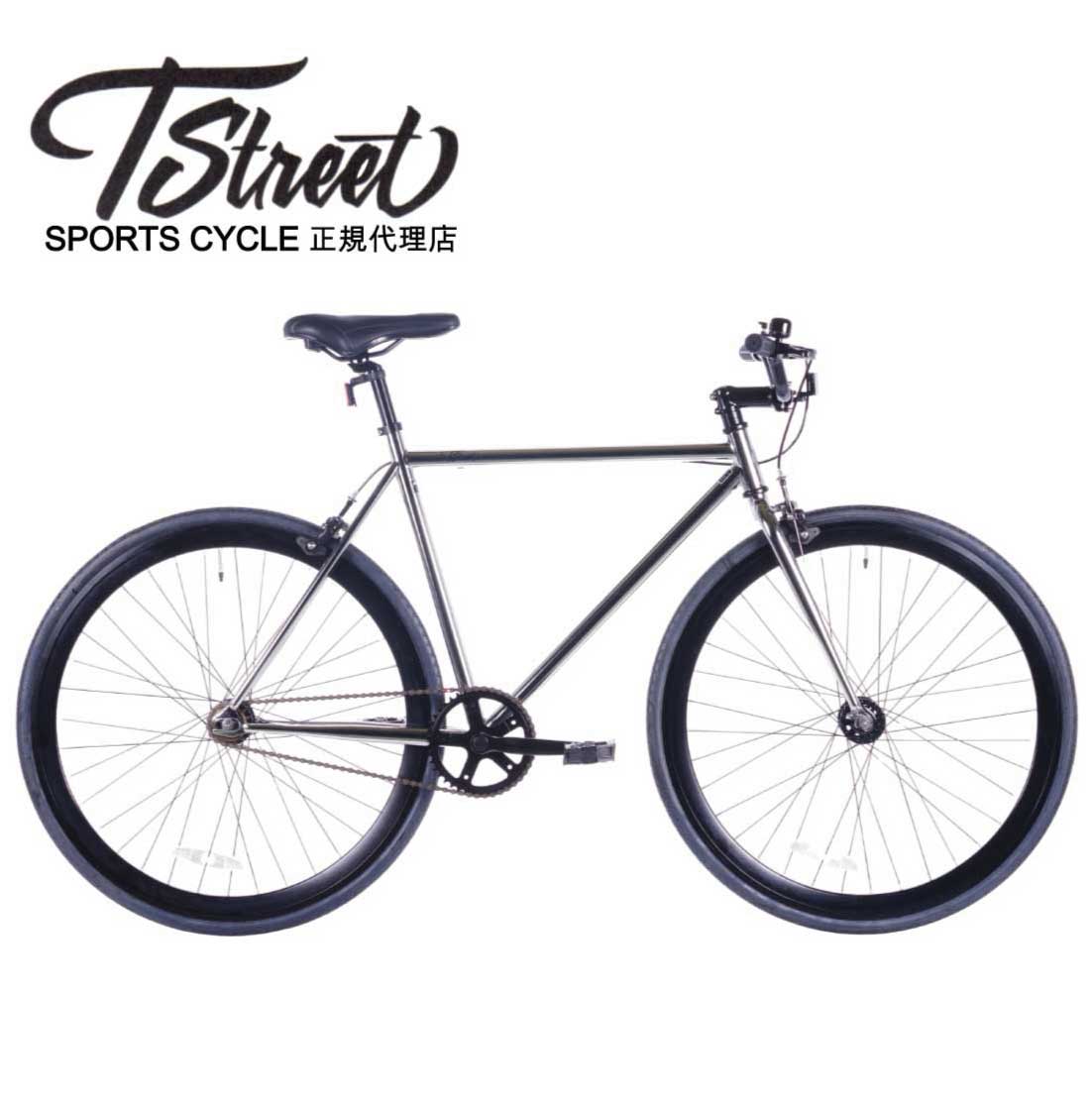 楽天市場】自転車 通販 T-STREET-1SP ネオンピンク クロスバイク 700C
