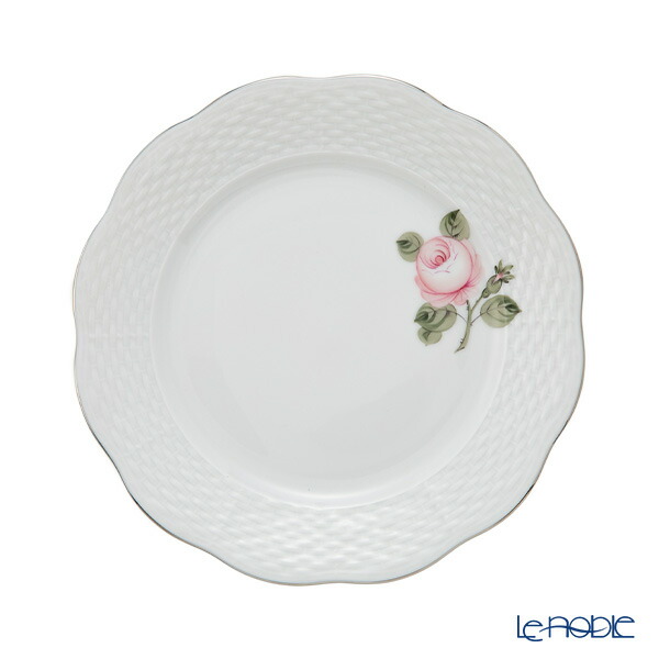 可愛い✴️ヘレンド プティットローズ プレート 19cm 皿 ピンク 薔薇