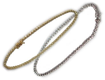 楽天市場】【大特価】K18YG/PG/WG【2.0ct】ダイヤモンド テニス