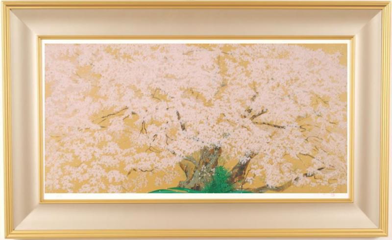 楽天市場】中島千波 醍醐桜 桜 絵画 和風 岡山県真庭郡落合町 日本画家