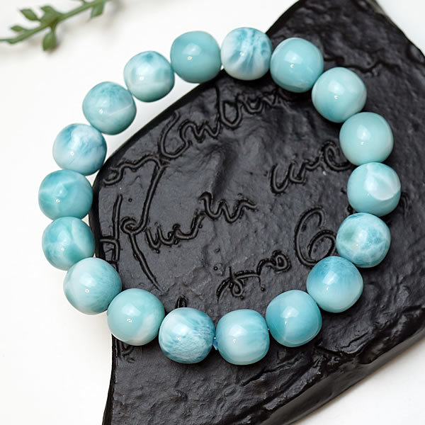 楽天市場】パープルラリマー 10mm ブレスレット【一点物】ドミニカ産