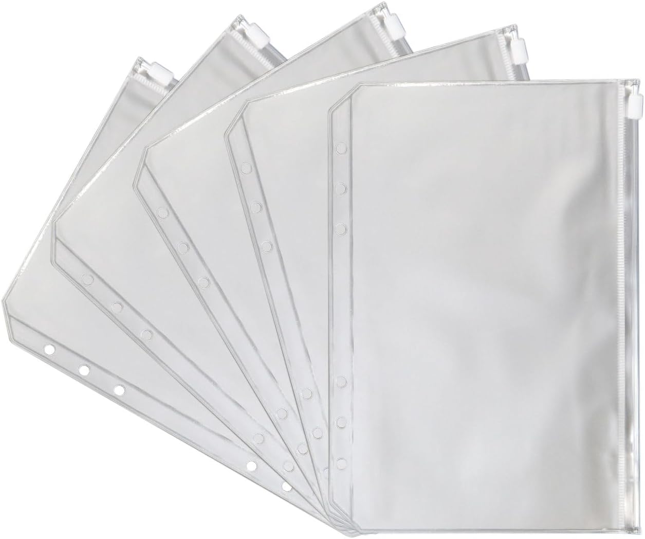 楽天市場】バインダーポケット A5サイズ相当 5枚入り 【4ポケット】 6