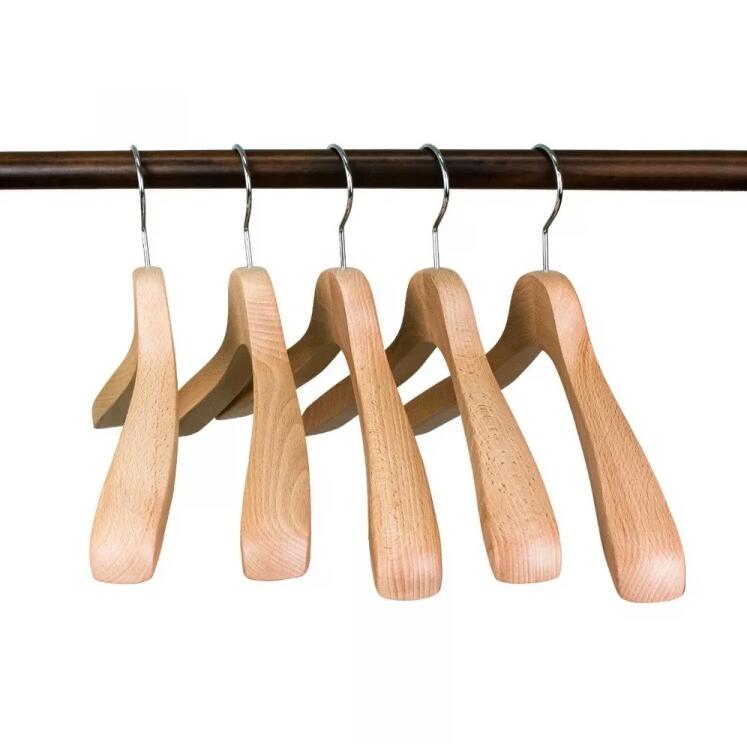 楽天市場】SET-01N/木製メンズジャケットハンガー/5本組/スモーク