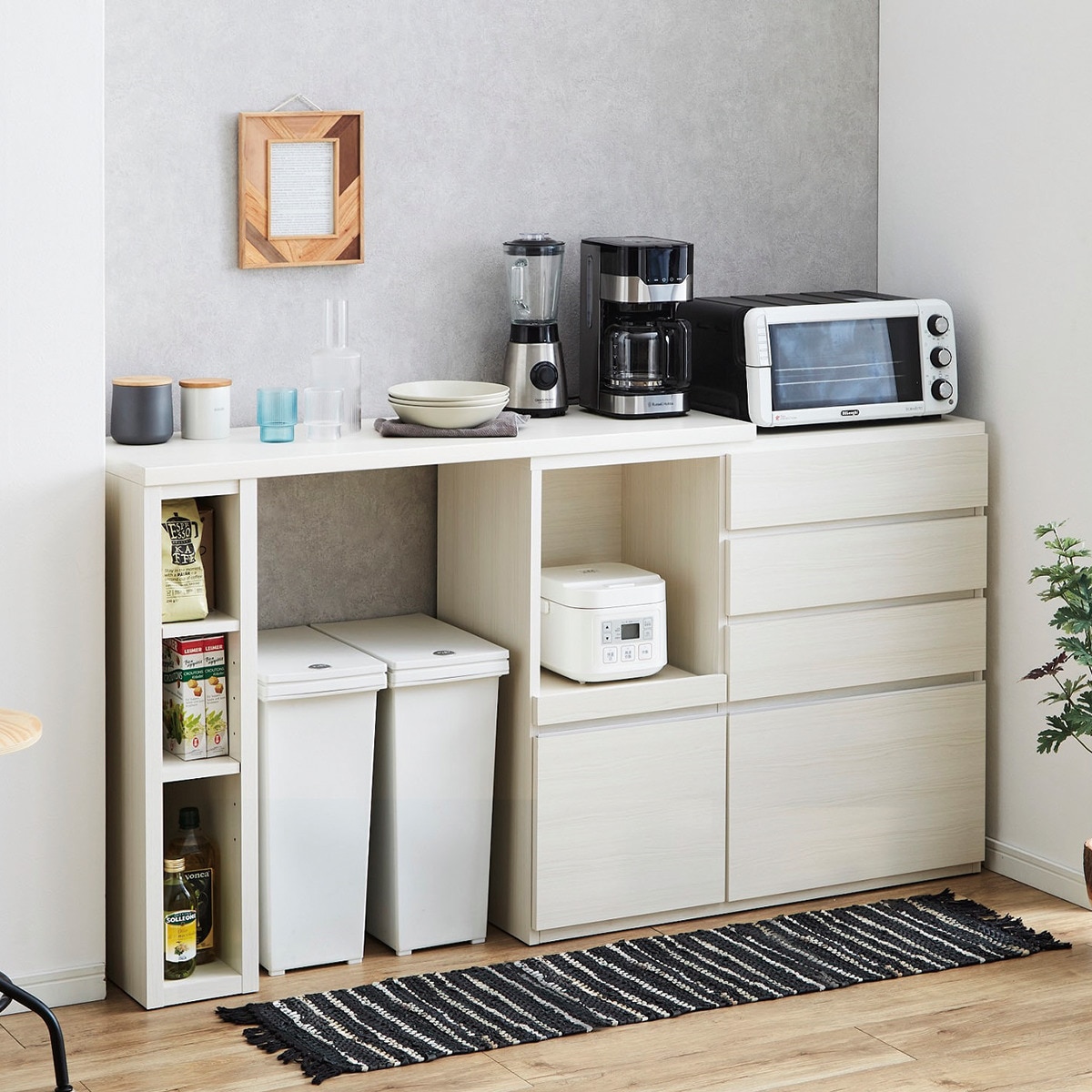 楽天市場】幅調節可能な伸長式カウンター (幅110〜181cm NA) ニトリ