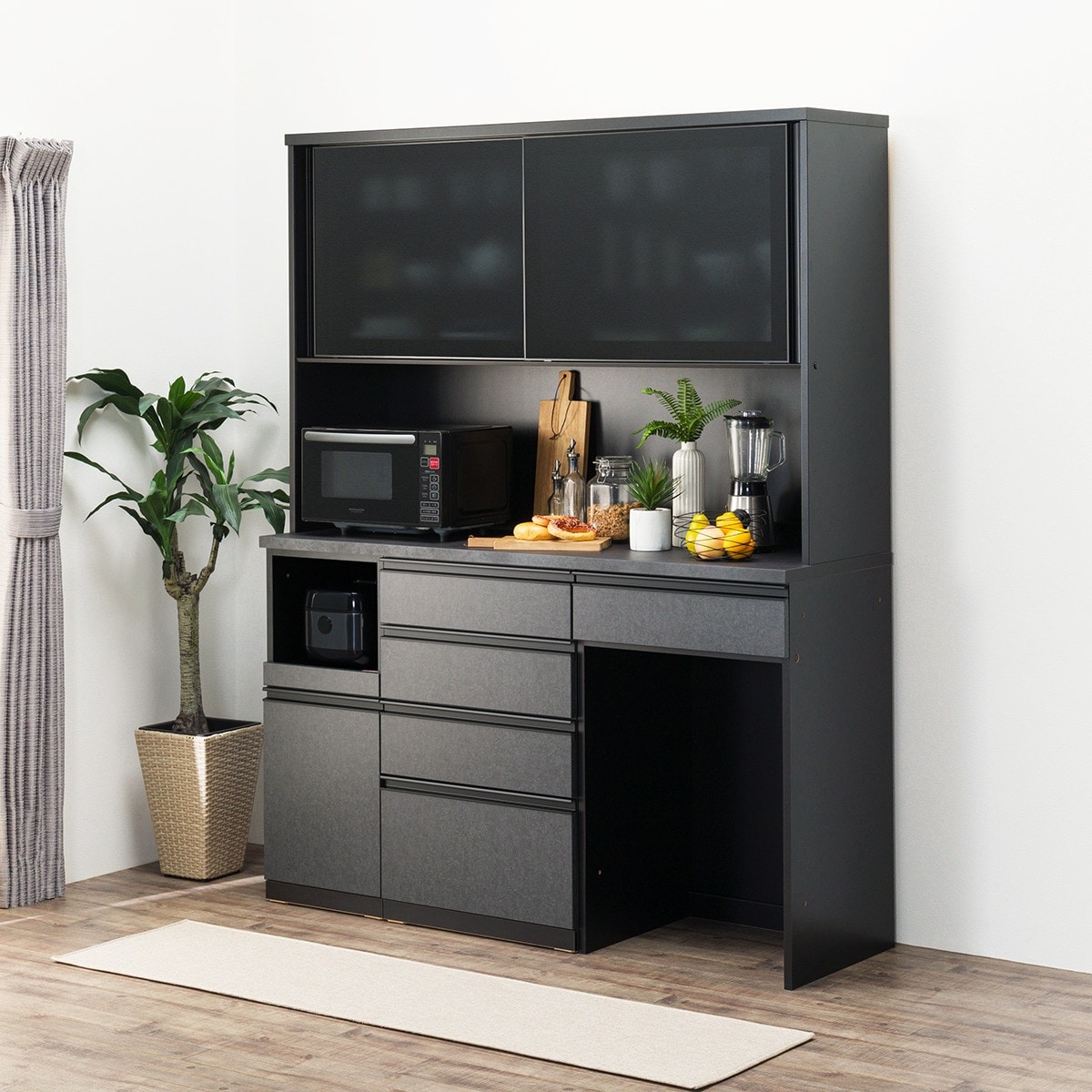 楽天市場】キッチンカウンター (セラミック天板リガーレ120CT WH