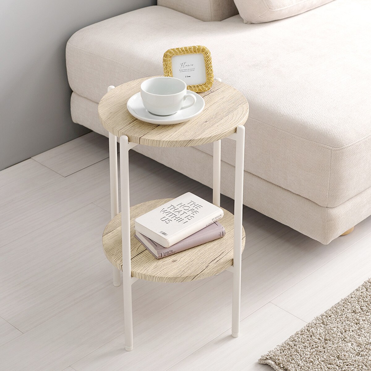 楽天市場】サイドテーブル(大理石柄 ホワイト) ニトリ 【玄関先迄納品