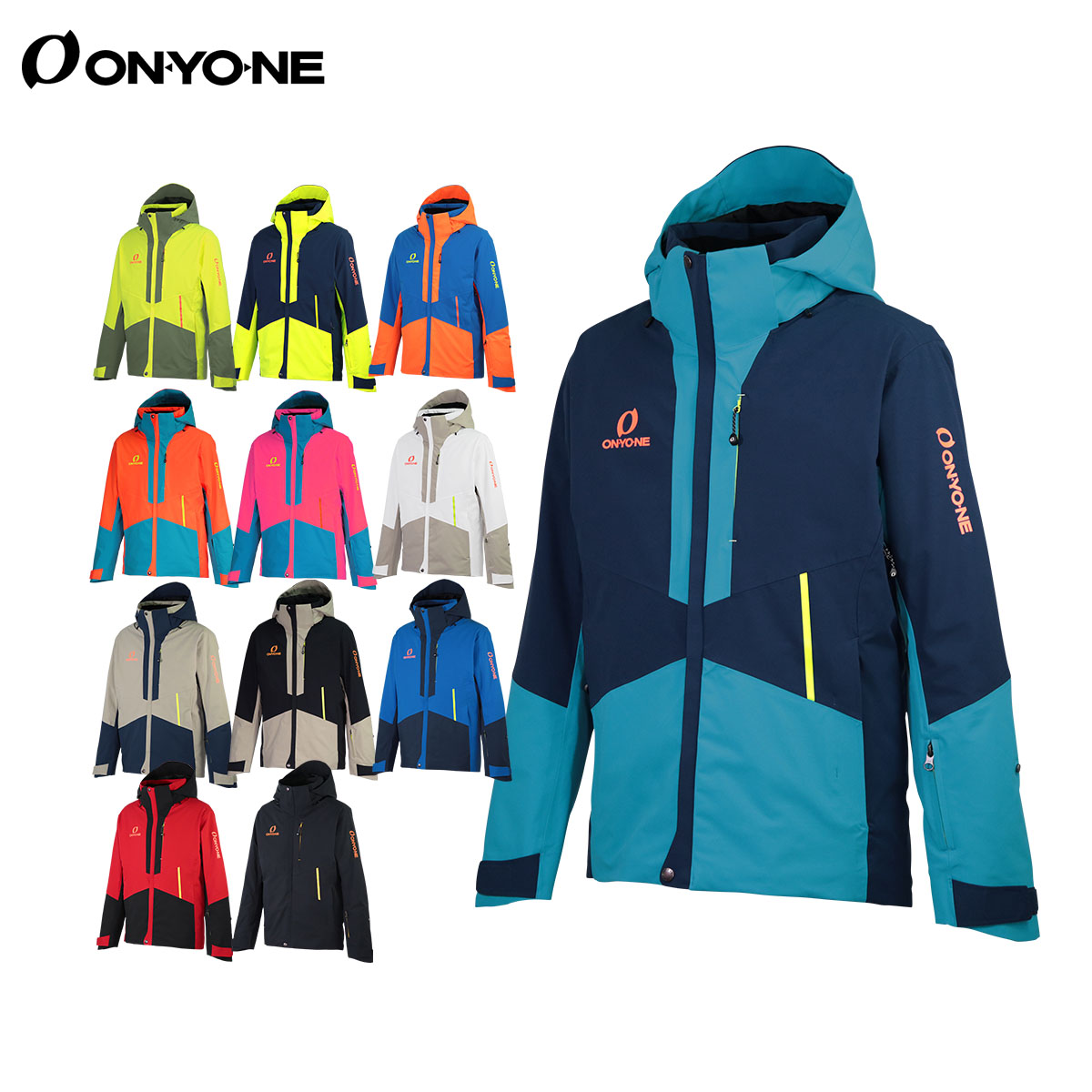 ONYONE ウィンタースポーツジャケット グリーン/ネイビー 楽天市場