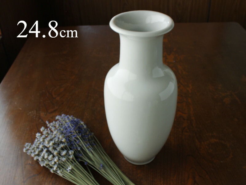 楽天市場】【アウトレット】アンティーク風花瓶 水差し型 22cm / 白い