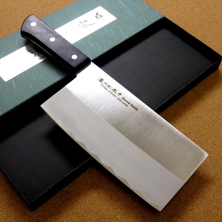 楽天市場】関の刃物 中華包丁 17.5cm (175mm) 濃州正宗作 ステンレス