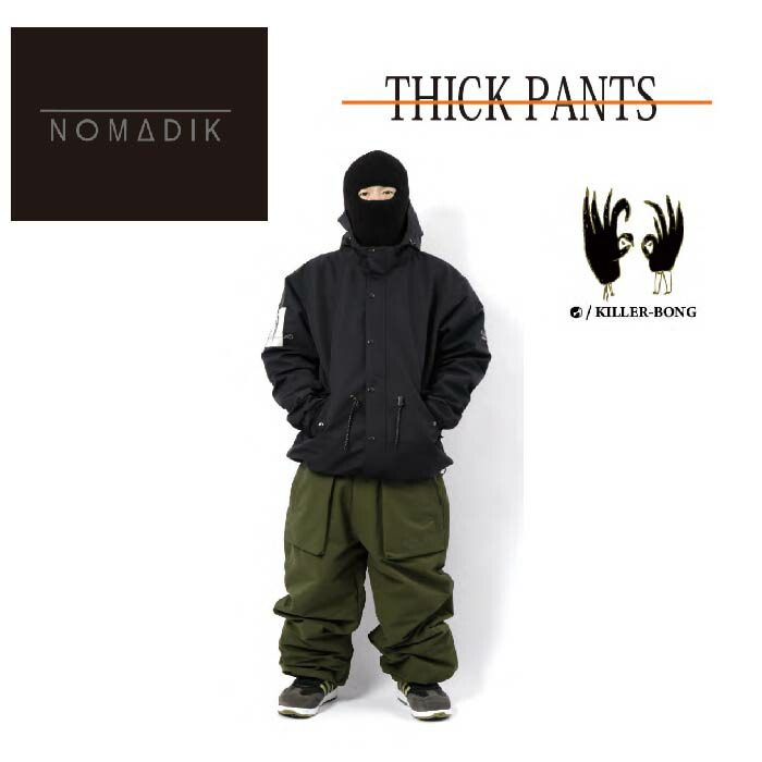 楽天市場】【発送可能】25-26 NOMADIK THICK PANTS DM PATCH