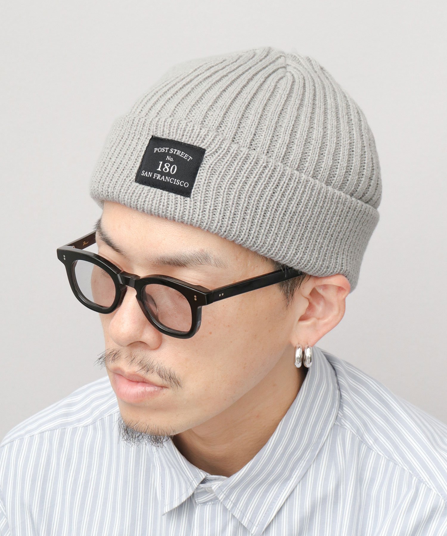 楽天市場】エンノイ・ENNOY ロゴパッチ ビーニー 状態SS ニット帽