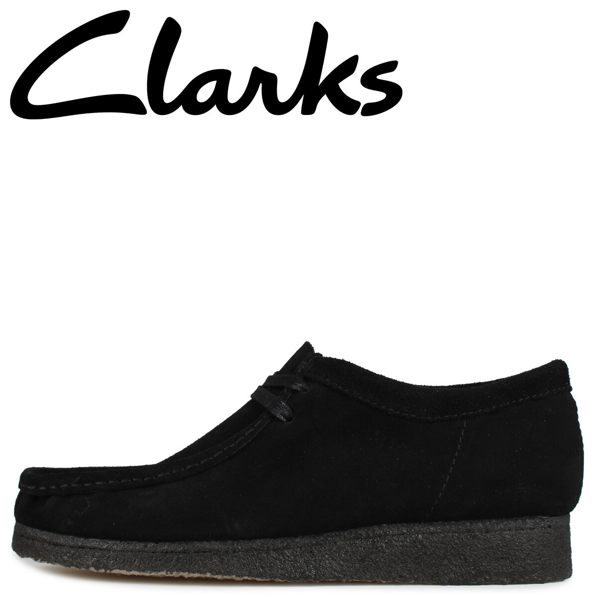 楽天市場】CLARKS WALLABEE BOOT BLACK SUEDE 26155517 クラークス