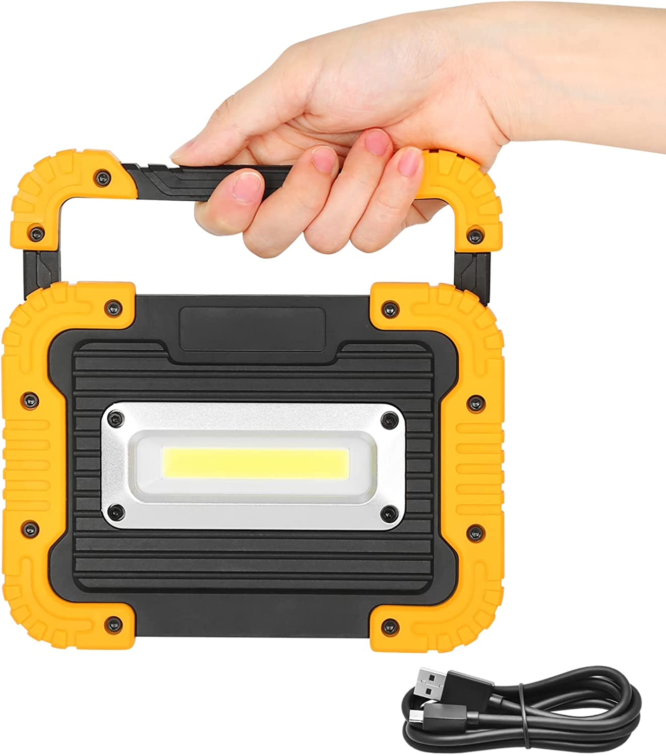 楽天市場】SUNVIC LED 投光器 充電式 20W高輝度 100W相当 5000lm