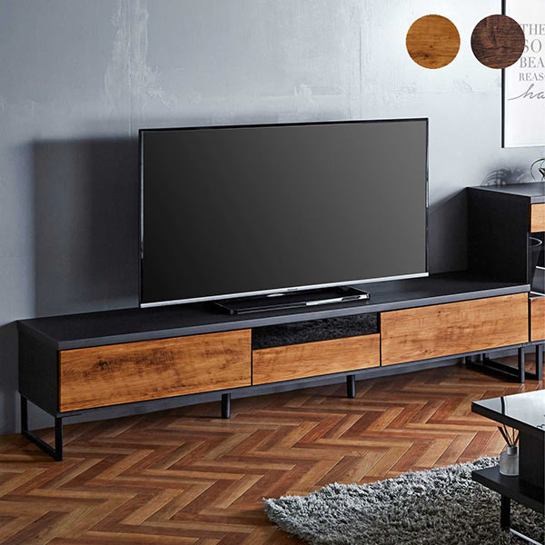 楽天市場】テレビ台 ローボード 幅180cm ブルックリン ヴィンテージ