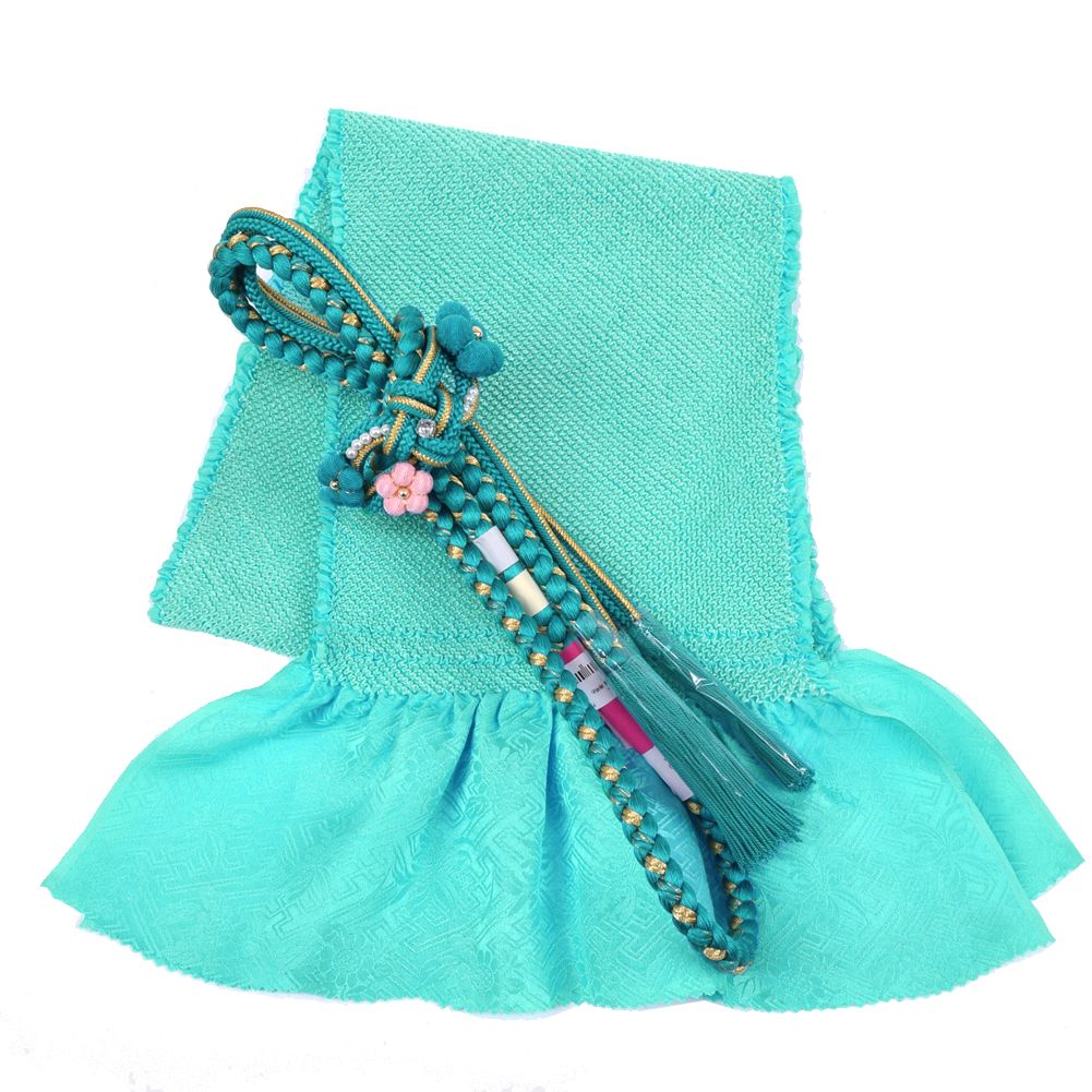 楽天市場】振袖用 帯締め帯揚げセット 水色 帯締め 帯揚げ 総絞り 成人