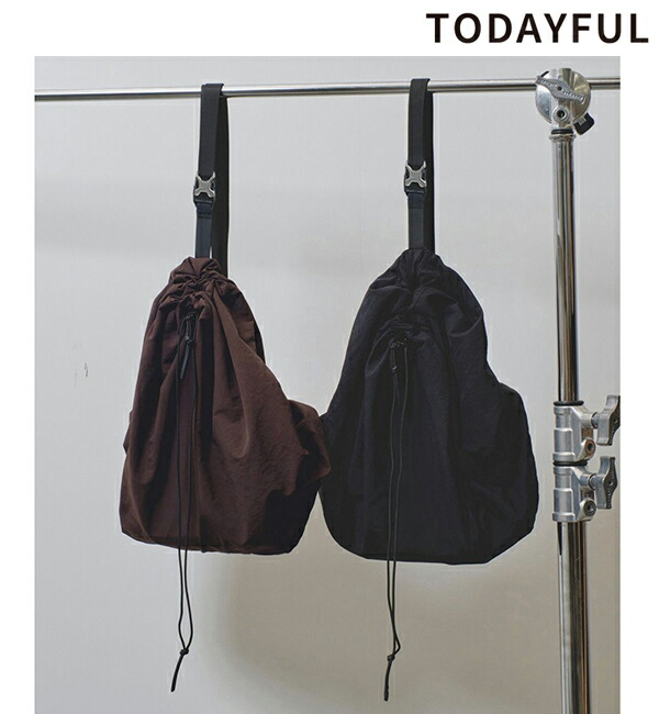 楽天市場】【即納】TODAYFUL トゥデイフルNylon Gather Bag ナイロン