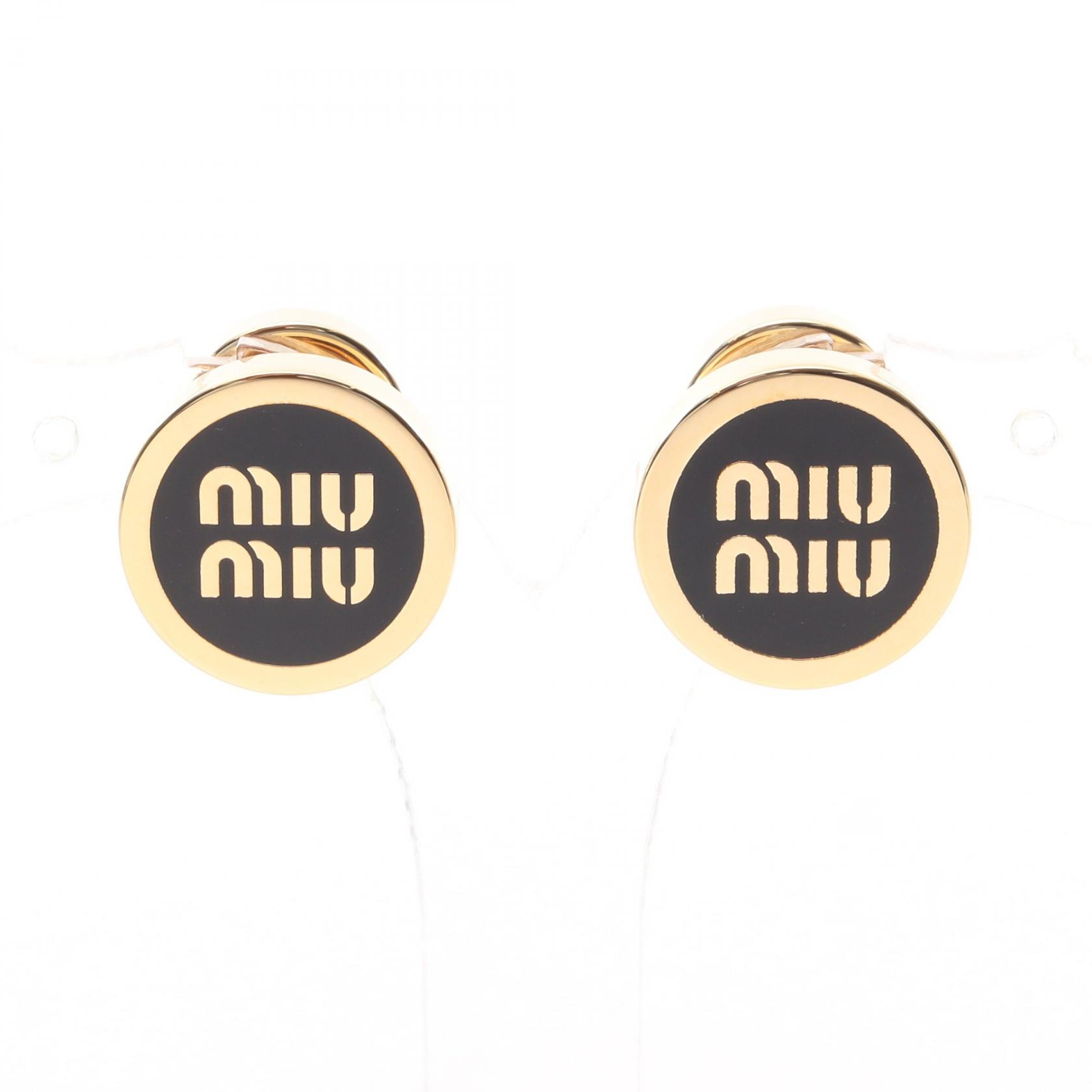 楽天市場】MIUMIU ミュウミュウ ピアス 5IO058 2DNC レディース ロゴ
