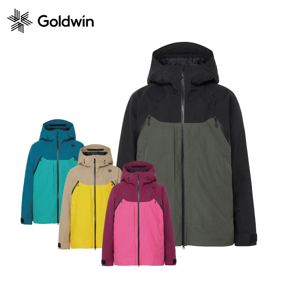 GOLDWIN スキーウェア ジャケット M チケットホルダー留め具なし