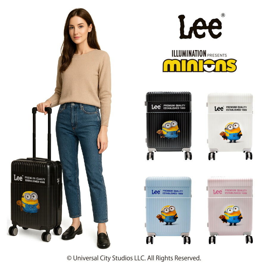 楽天市場】【Lee】320-30001 52L 58L キャリーケース Mサイズ ミニオン