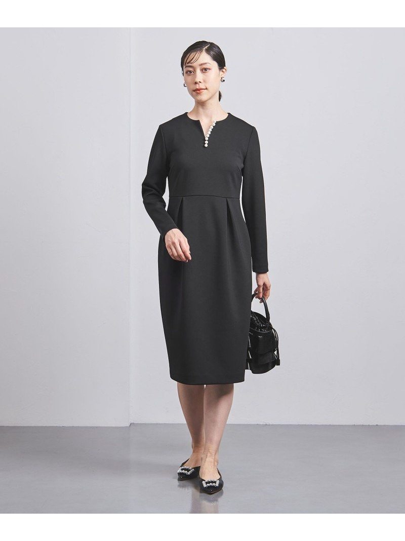 SPONGY パールモチーフ ワンピース UNITED ARROWS ユナイテッド