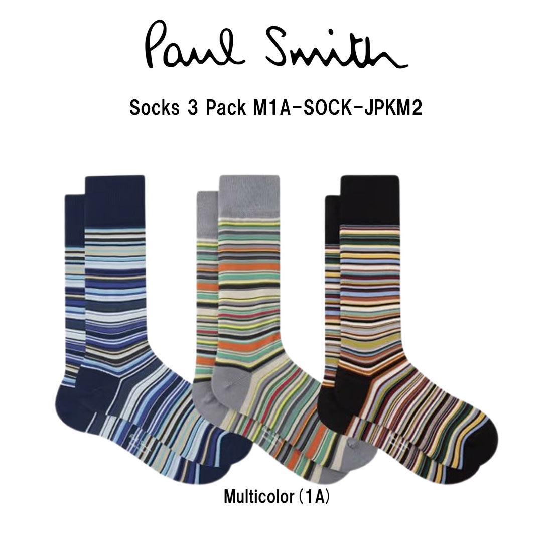 楽天市場】ポール スミス 靴下 メンズ SOCK PACK 3 BRIGHT SPT PAUL