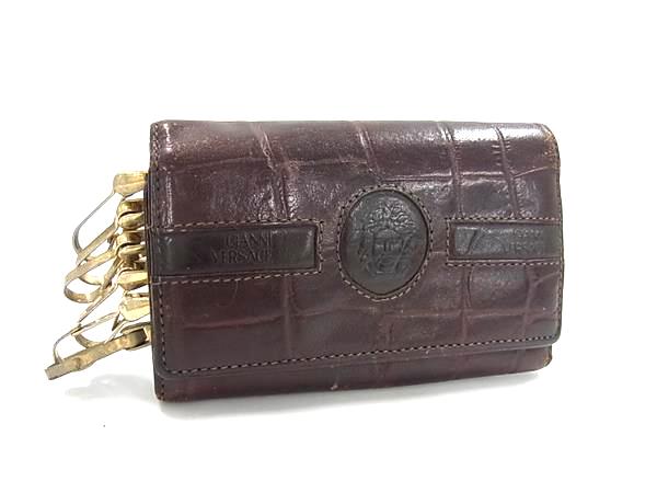 楽天市場】□新品同様□ VERSACE ヴェルサーチ レザー 6連 キーケース