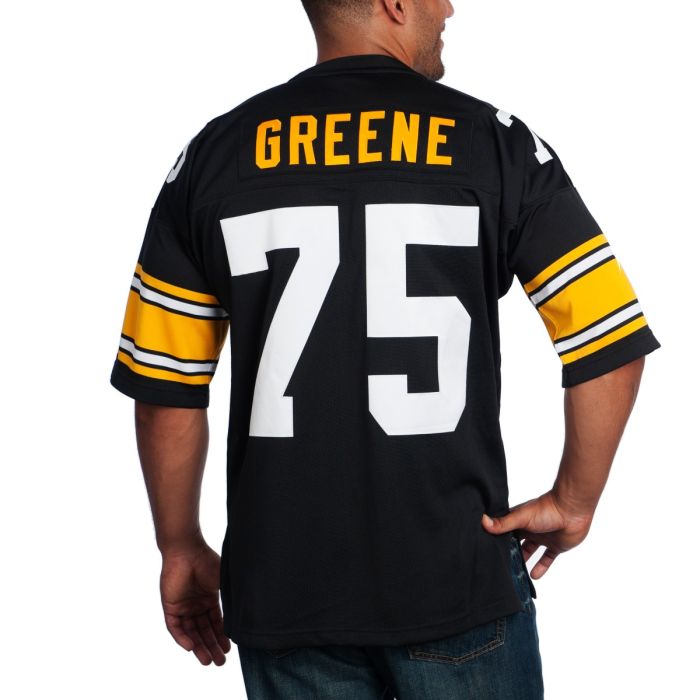 Joe Greene #75 Men's Mitchell & Ness Authentic Home Jersey