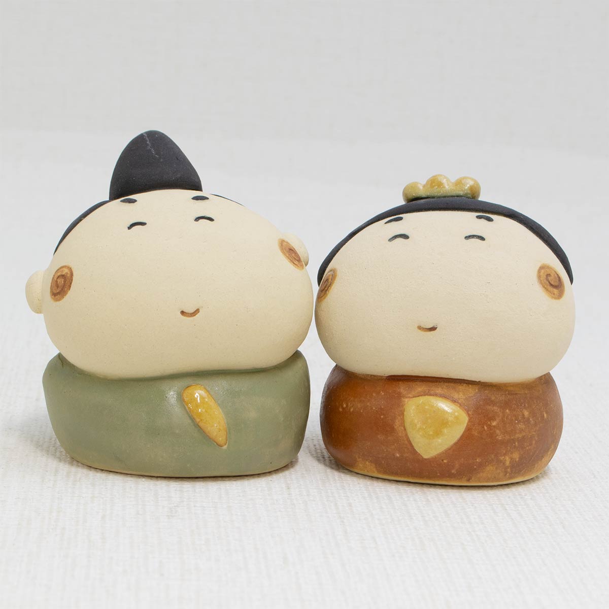 和雑貨 四季彩堂 オンラインショップ / 雛陶人形 ほのぼの雛セット