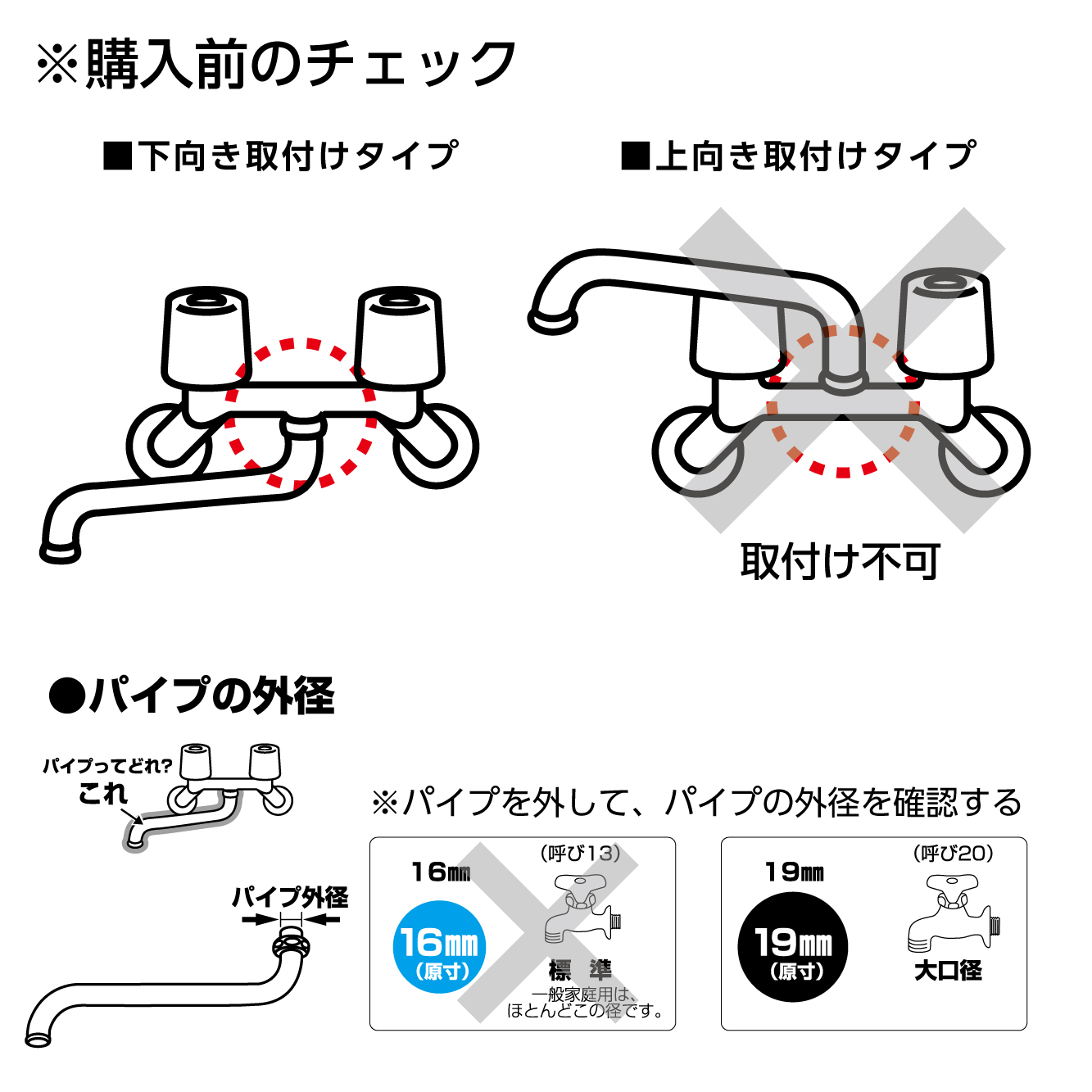 SANEI MALL（サンエイモール） / 自在パイプ PA10J-61X