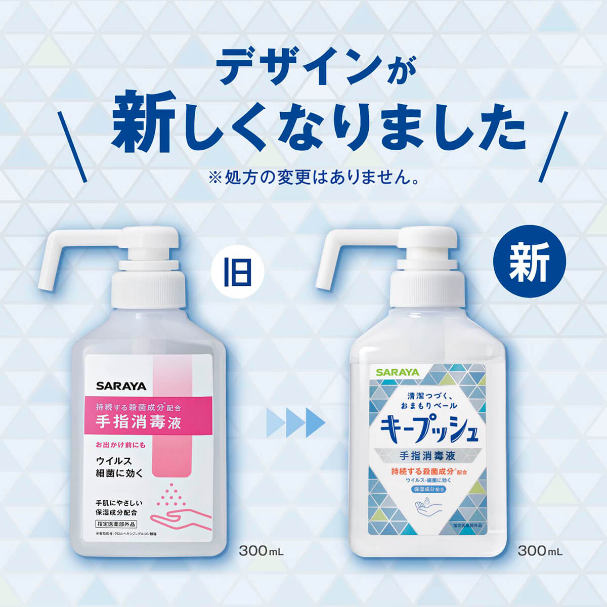 サラヤ｜キープッシュ 手指消毒液 300mL 【指定医薬部外品】: サラヤ