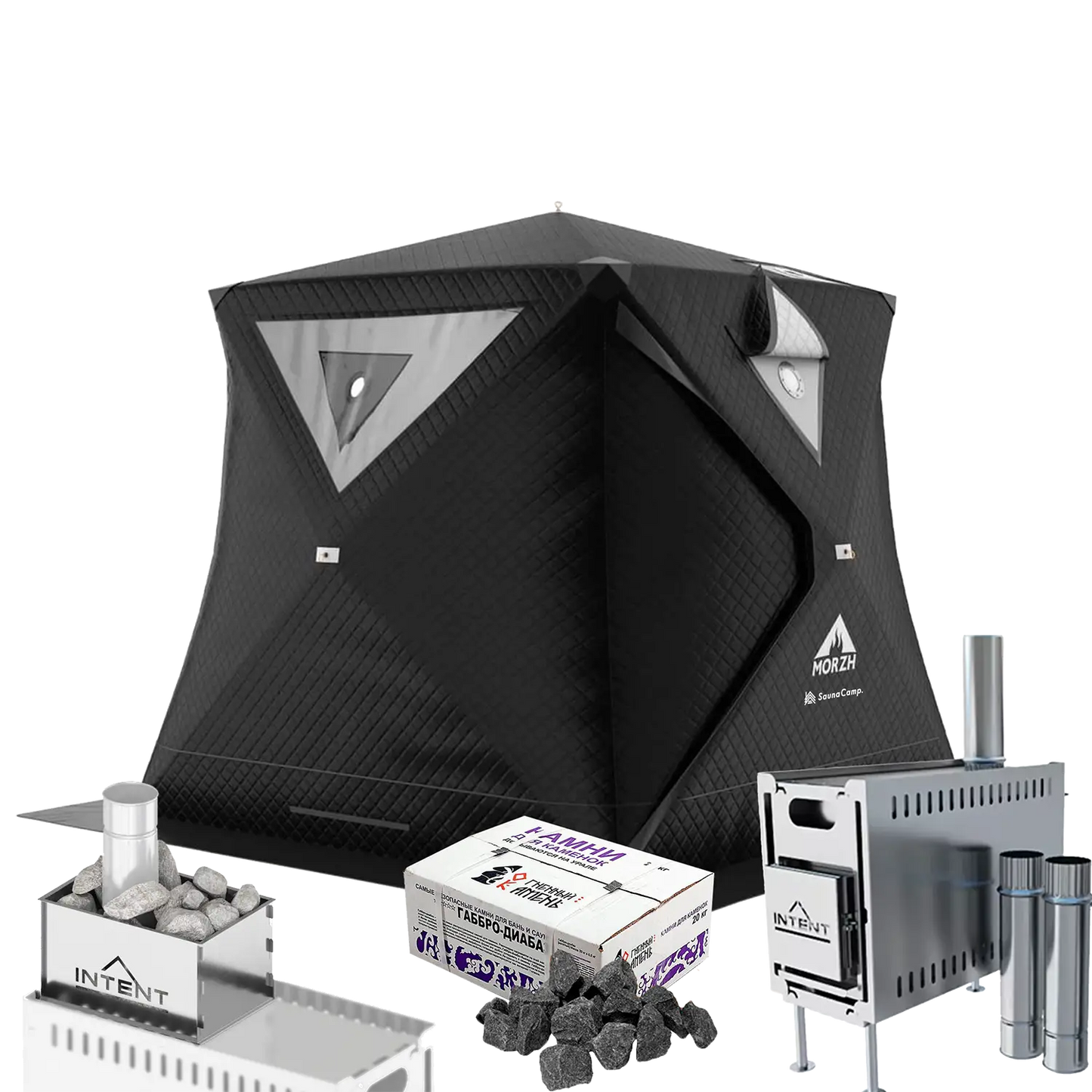 公式サイト限定価格セット】3層式テントサウナ MORZH CUBE（モルジュ
