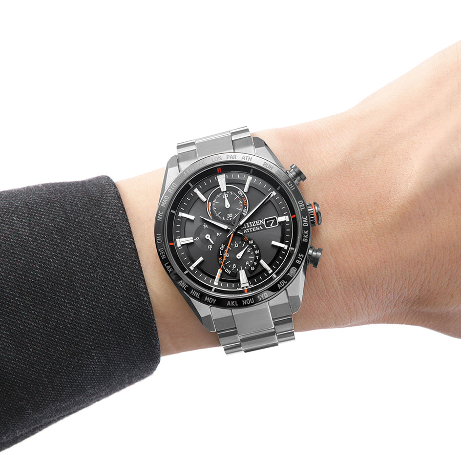 シチズン アテッサ アクトライン AT8189-61E メンズ ソーラー 電波