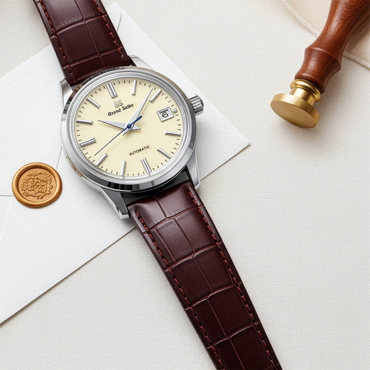 グランドセイコー メカニカル 9S 自動巻き メンズ SBGR261 革ベルト