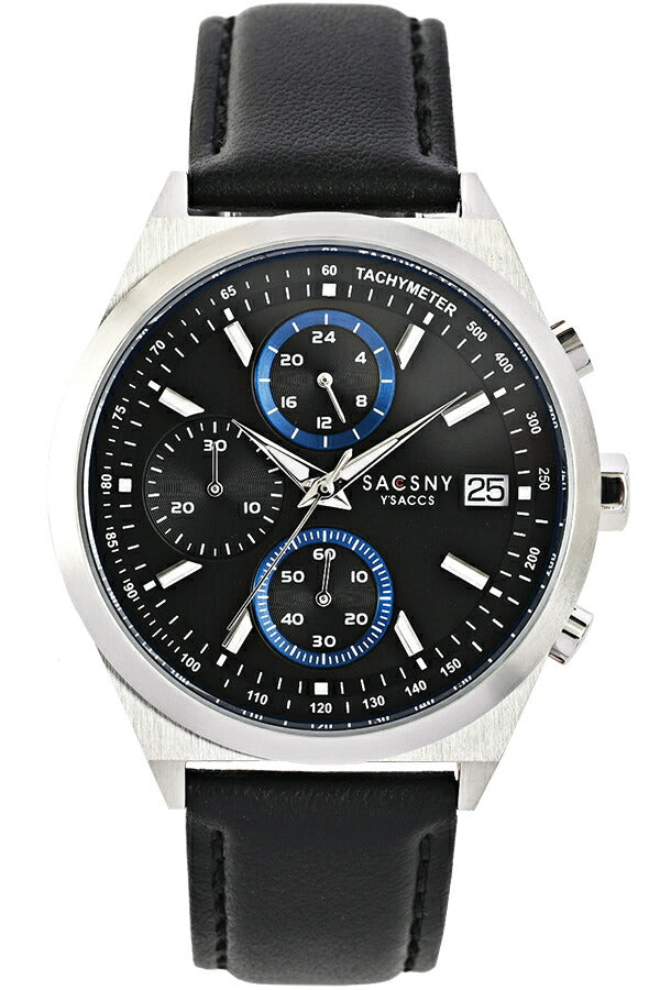 サクスニーイザック クオーツ クロノグラフ SY15213-RE メンズ 電池式