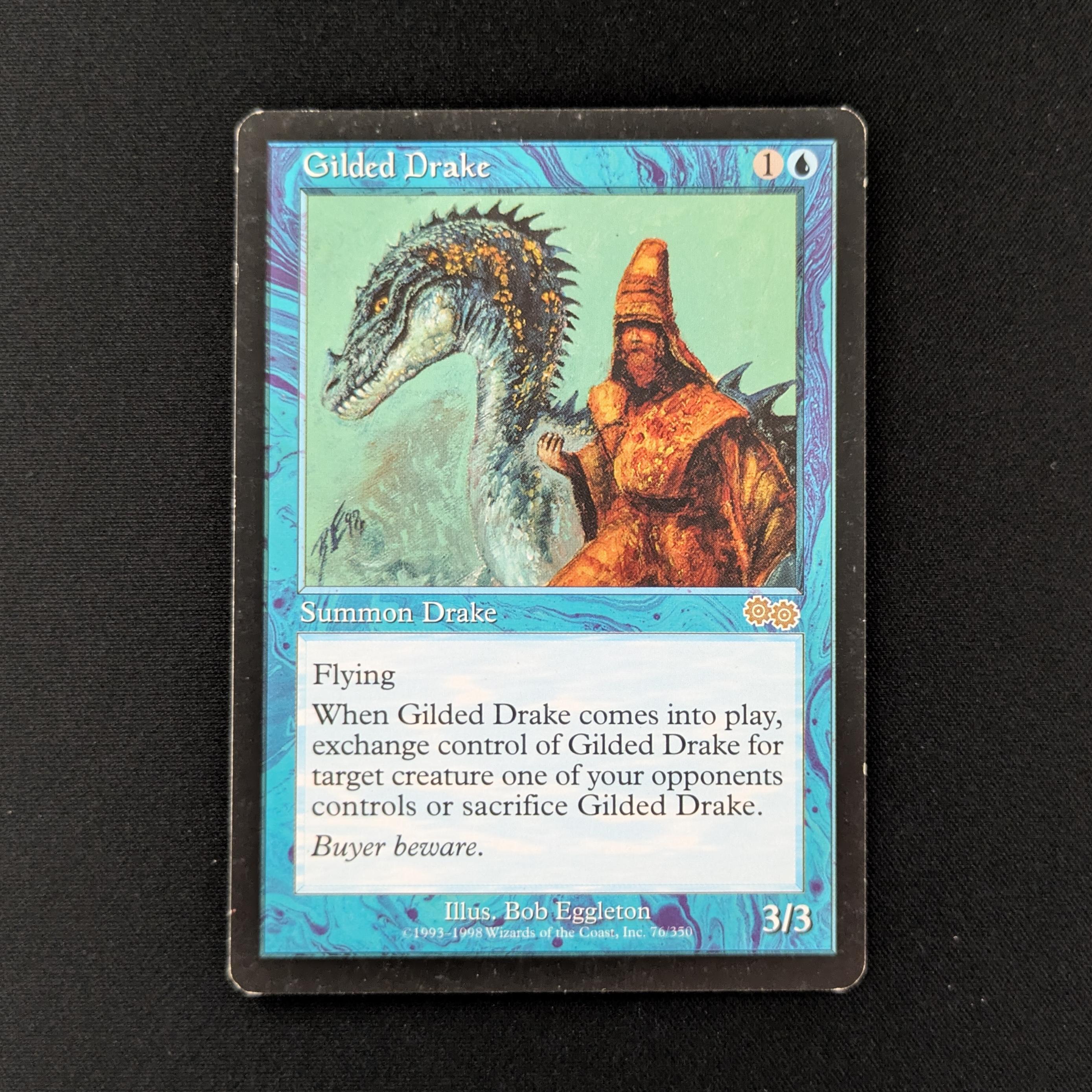 MTG】金粉のドレイク / Gilded Drake 日本語版 旧枠 レア Amazon.co.jp