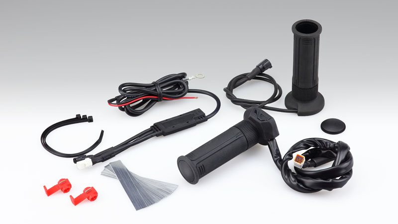 グリップヒーター GH07 標準グリップ（22.2mm） 全長130mm スイッチ