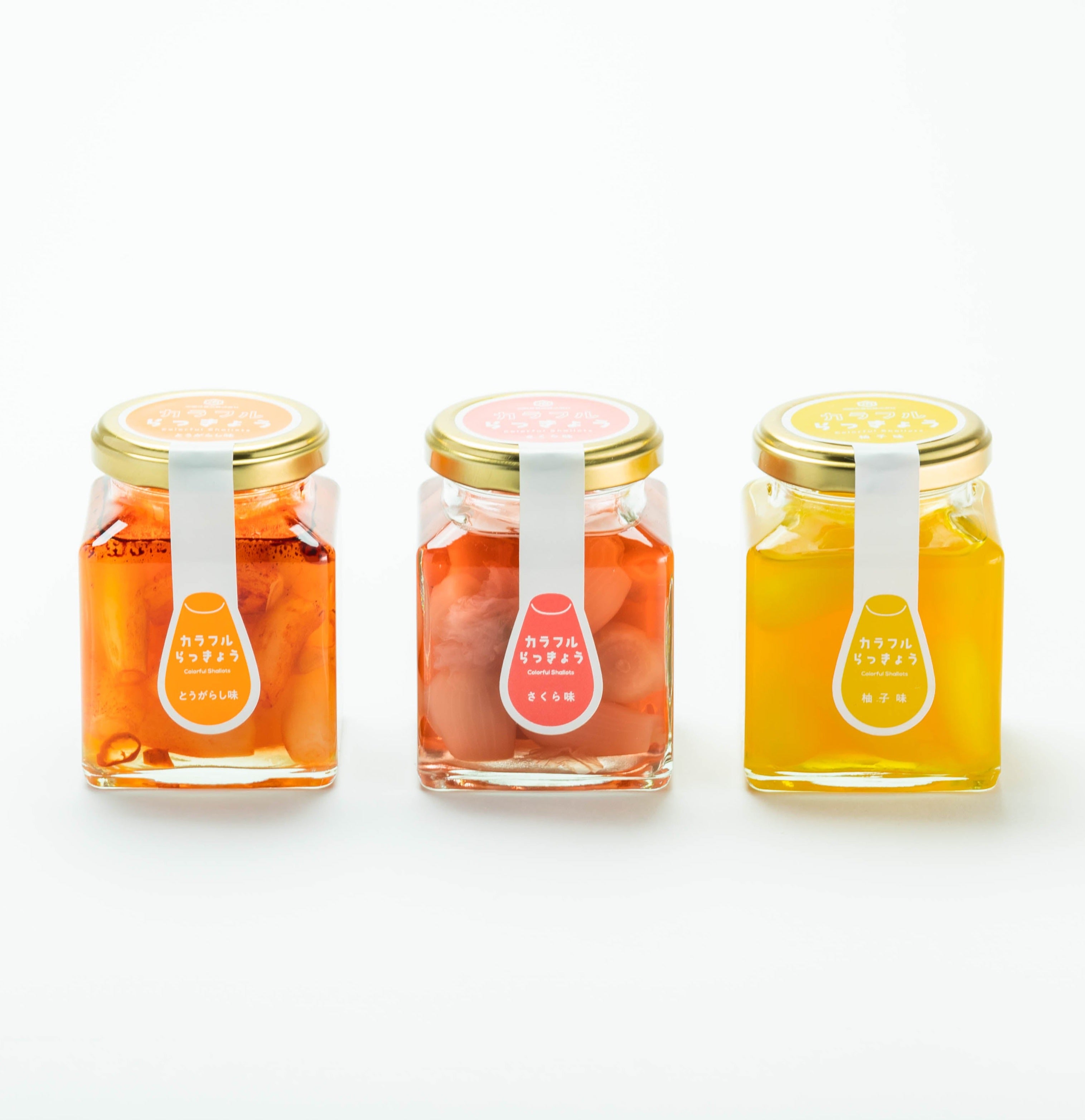 カラフルらっきょう［三味セット］｜鳥取砂丘らっきょうギフト