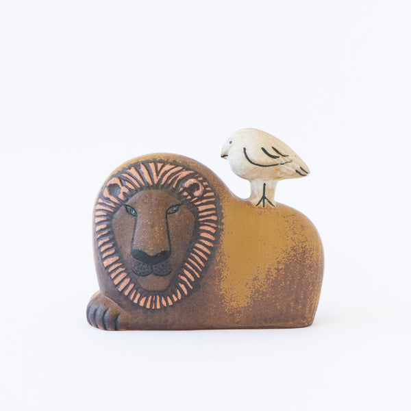 Lisa Larson_ライオン（陶器作品）