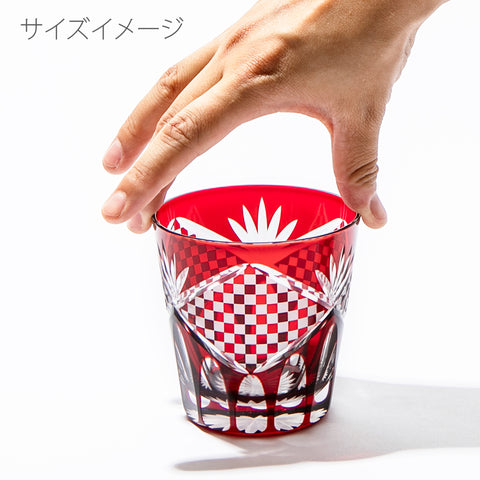 ZERO ONE フルスーツ ワインレッドに格子柄の切り返しと蝶のワッペン