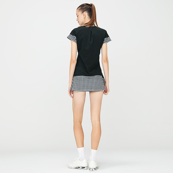 Admiral グレー模様入りTシャツ Mとスコート 上下セット Admiral