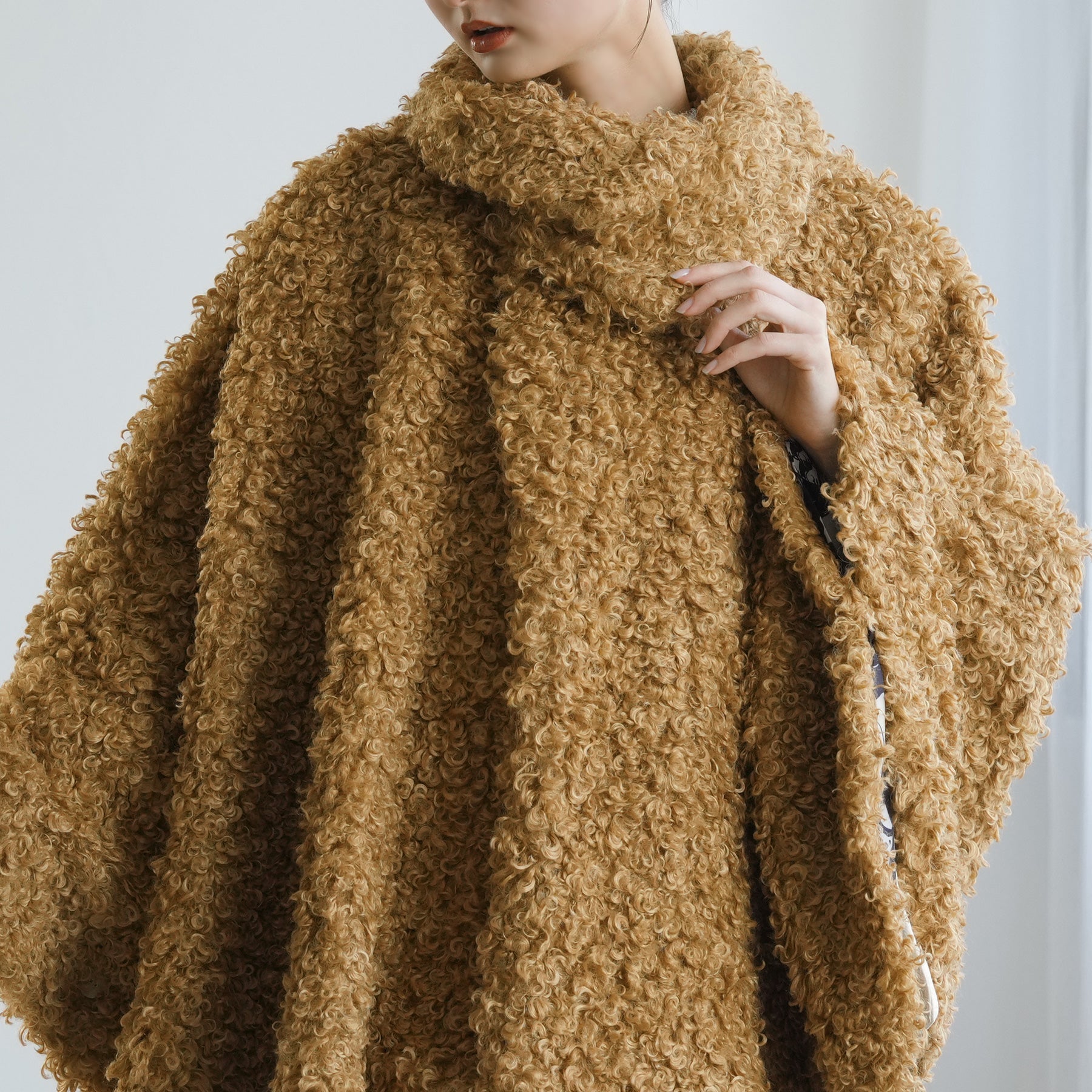 セオリーポンチョ 美品✨Theory セオリー ポンチョ ケープコート